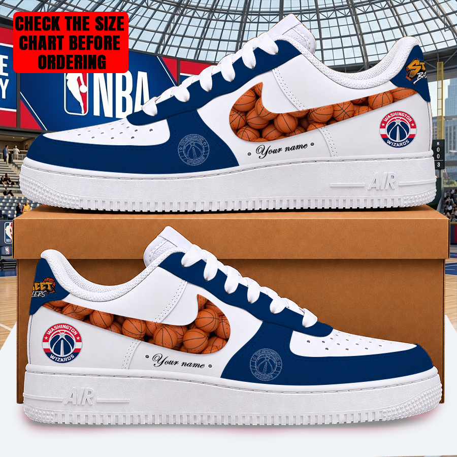 [HOT DEAL] NEW CUSTOMIZED NBA28 WWI WASHINGTON WIZARDS AF1 SHOES