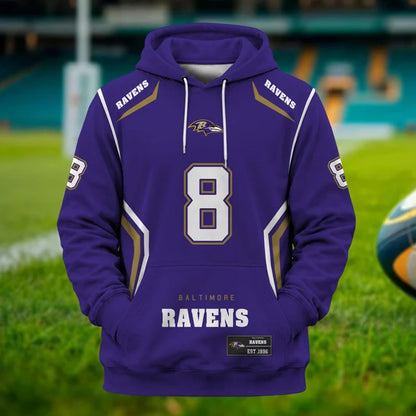 [SPECIAL OFFER] NEW CUSTOMIZED NFL28 BTR BALTIMORE RAVENS T-SHIRT, HOODIE, ZIP HOODIE