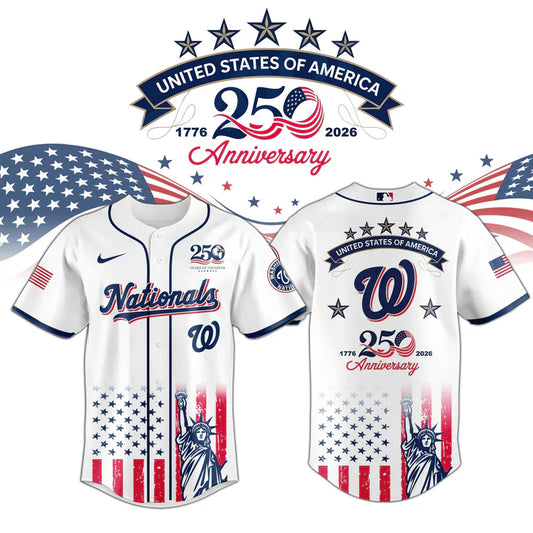[FLASH SALE] NEW CUSTOMIZED MLB28 WNS WASHINGTON NATIONALS BASEBALL JERSEY