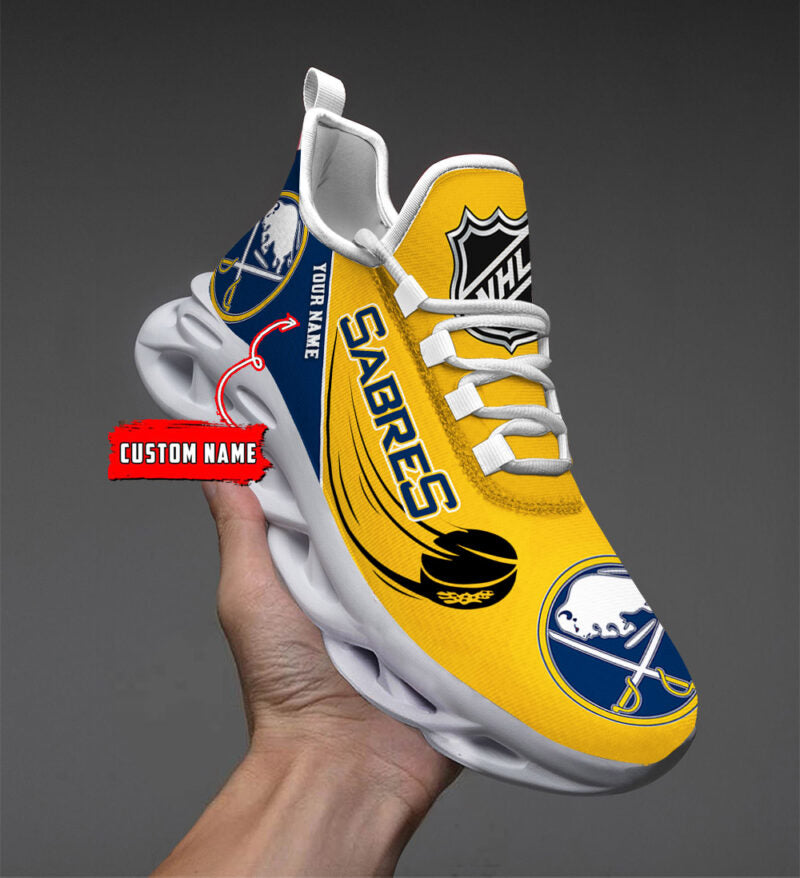 [SUPER SALE] NEW CUSTOMIZED NHL28 BFS BUFFALO SABRES CLUNKY SNEAKERS