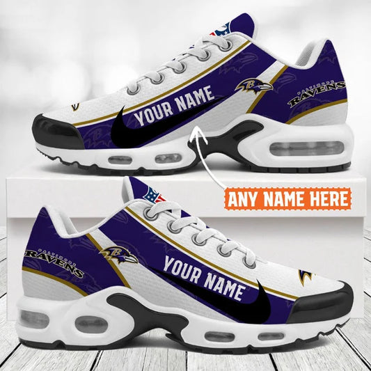 [SPECIAL OFFER] NEW CUSTOMIZED NFL28 BTR BALTIMORE RAVENS AIR MAX PLUS SNEAKERS