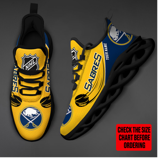[SUPER SALE] NEW CUSTOMIZED NHL28 BFS BUFFALO SABRES CLUNKY SNEAKERS