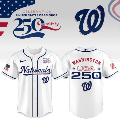 [FLASH SALE] NEW CUSTOMIZED MLB28 WNS WASHINGTON NATIONALS BASEBALL JERSEY