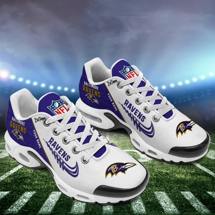 [SPECIAL OFFER] NEW CUSTOMIZED NFL28 BTR BALTIMORE RAVENS AIR MAX PLUS SNEAKERS