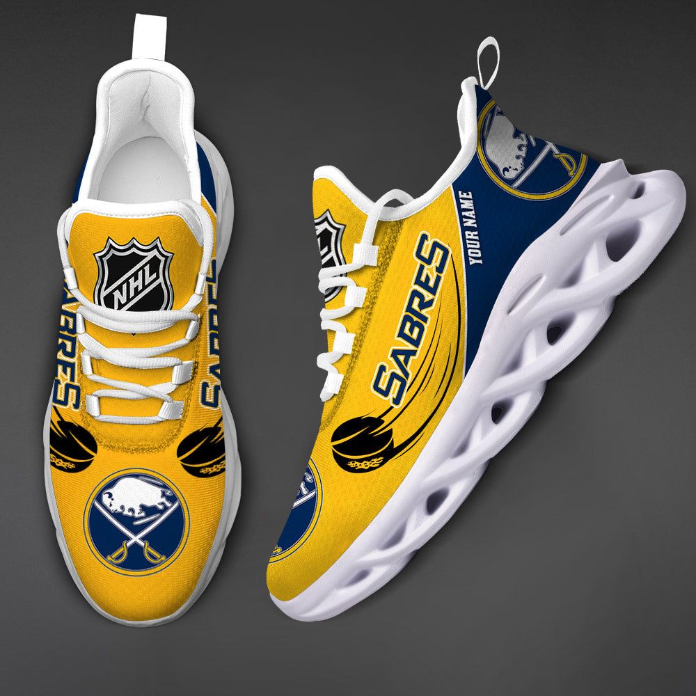 [SUPER SALE] NEW CUSTOMIZED NHL28 BFS BUFFALO SABRES CLUNKY SNEAKERS