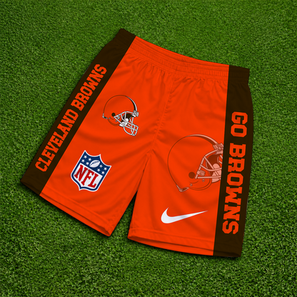 [SPECIAL OFFER] NEW CUSTOMIZED NFL29 CLB CLEVELAND BROWNS SHORT PANTS