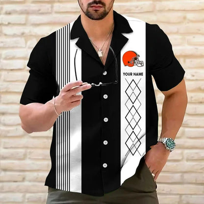 [SPECIAL OFFER] NEW CUSTOMIZED NFL29 CLB CLEVELAND BROWNS HAWAIIAN SHIRT