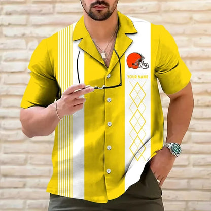 [SPECIAL OFFER] NEW CUSTOMIZED NFL29 CLB CLEVELAND BROWNS HAWAIIAN SHIRT