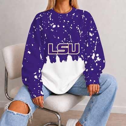 [FAN FAVORITE] NEW CUSTOMIZED NCAA FBS29 LST LSU TIGERS UNISEX SWEATSHIRT