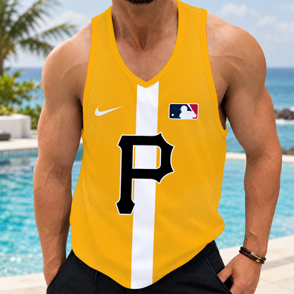 [FLASH SALE] NEW CUSTOMIZED MLB29 PHP PITTSBURGH PIRATES UNISEX TANK TOP