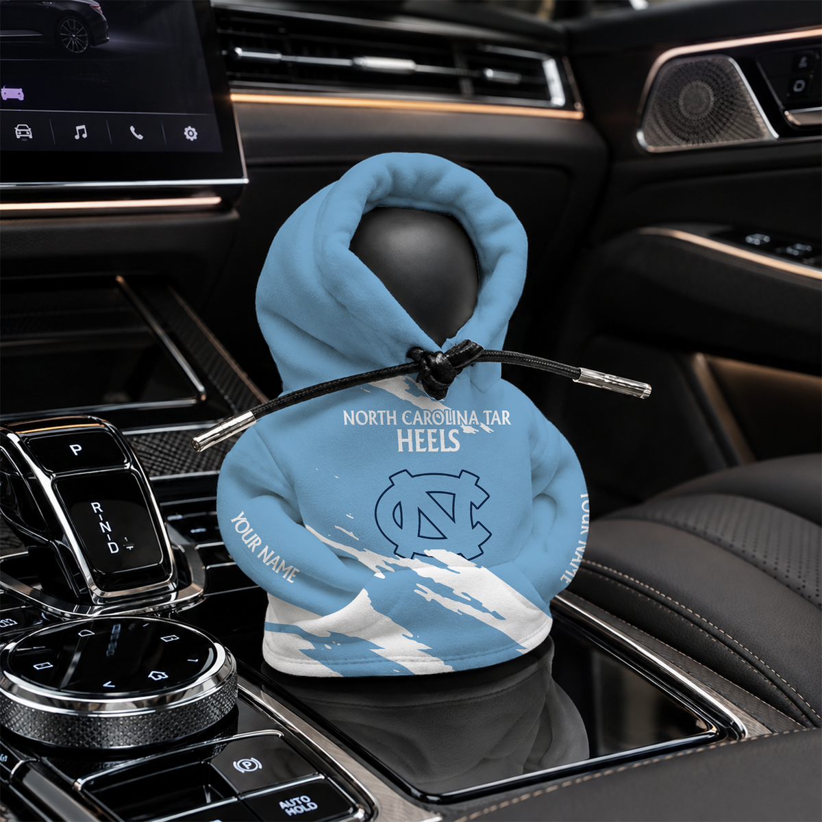 [FAN FAVORITE] NEW CUSTOMIZED NCAA CWS29 NTH NORTH CAROLINA TAR HEELS AUTOMOTIVE HOODIE SHIFT KNOB COVER