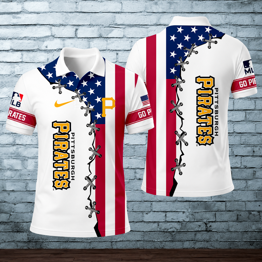 [FLASH SALE] NEW CUSTOMIZED MLB29 PHP PITTSBURGH PIRATES POLO SHIRT