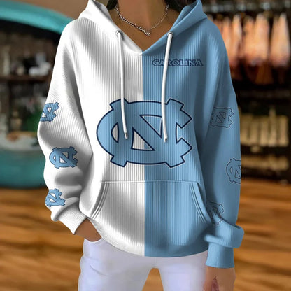 [FAN FAVORITE] NEW CUSTOMIZED NCAA CWS29 NTH NORTH CAROLINA TAR HEELS RIBBED HOODIE & SWEATSHIRT