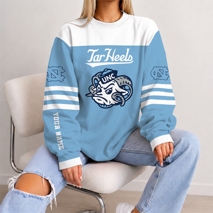 [FAN FAVORITE] NEW CUSTOMIZED NCAA CWS29 NTH NORTH CAROLINA TAR HEELS UNISEX SWEATSHIRT