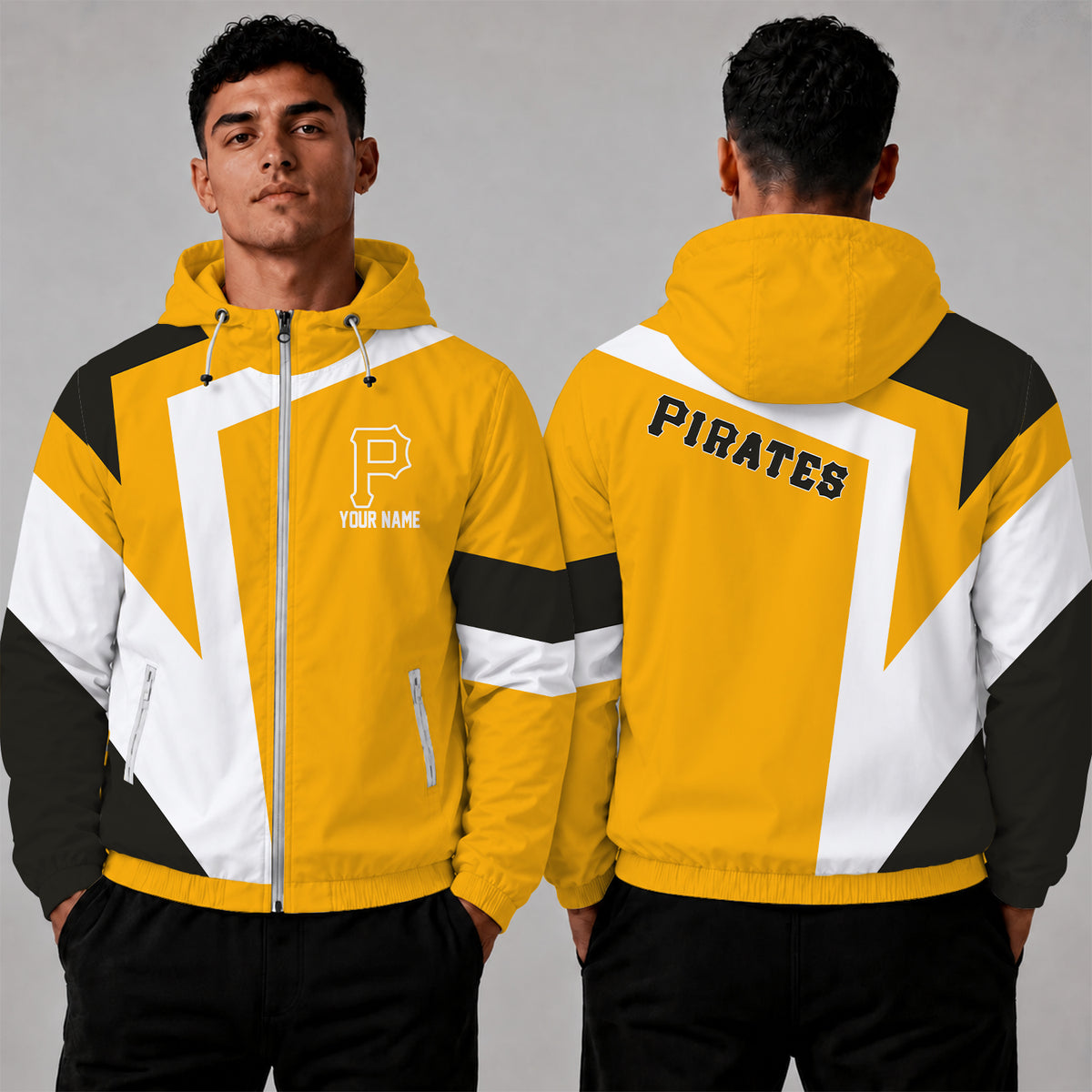 [FLASH SALE] NEW CUSTOMIZED MLB29 PHP PITTSBURGH PIRATES WINDBREAKER JACKET