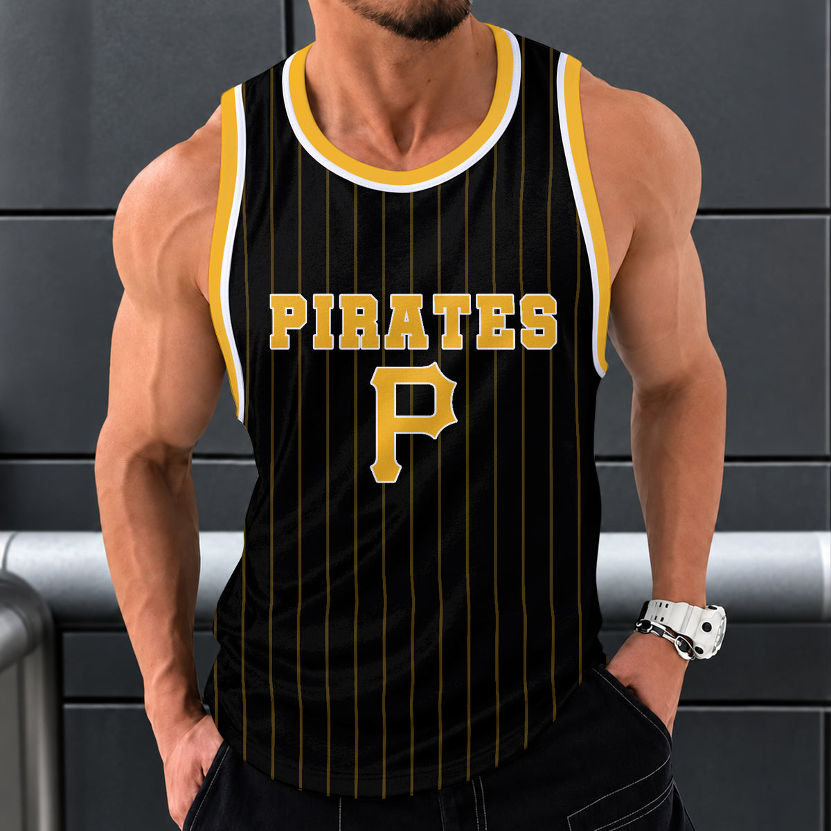 [FLASH SALE] NEW CUSTOMIZED MLB29 PHP PITTSBURGH PIRATES UNISEX TANK TOP