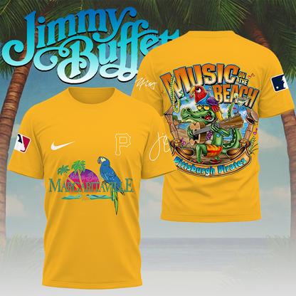 [FLASH SALE] NEW CUSTOMIZED MLB29 PHP PITTSBURGH PIRATES x JIMMY BUFFETT T-SHIRT, HOODIE, ZIP HOODIE