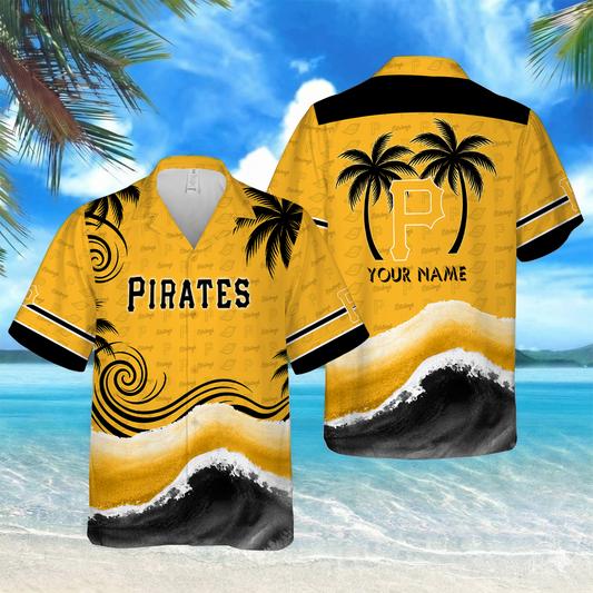 [FLASH SALE] NEW CUSTOMIZED MLB29 PHP PITTSBURGH PIRATES UNISEX HAWAIIAN SHIRT