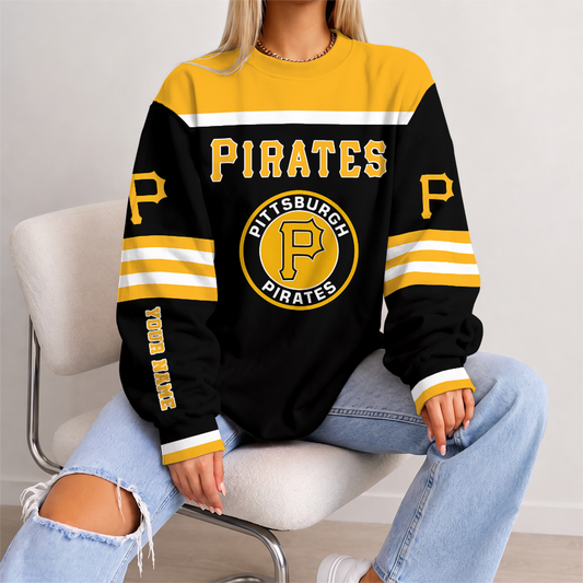 [FLASH SALE] NEW CUSTOMIZED MLB29 PHP PITTSBURGH PIRATES UNISEX SWEATSHIRT