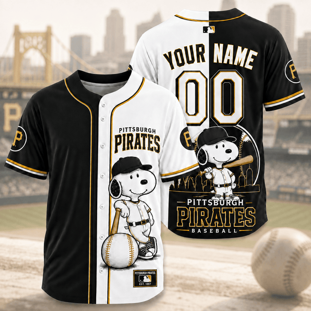 [FLASH SALE] NEW CUSTOMIZED MLB29 PHP PITTSBURGH PIRATES BASEBALL JERSEY