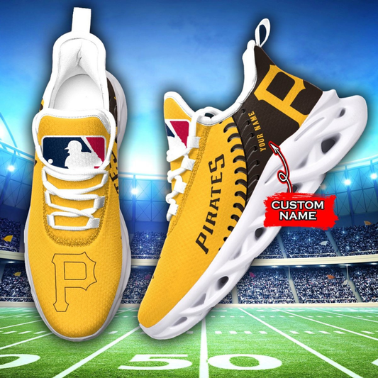 [FLASH SALE] NEW CUSTOMIZED MLB29 PHP PITTSBURGH PIRATES MAX SOUL SHOES