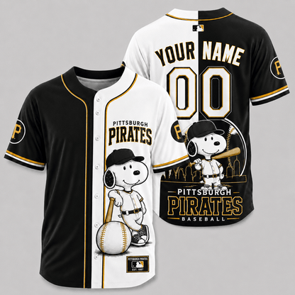 [FLASH SALE] NEW CUSTOMIZED MLB29 PHP PITTSBURGH PIRATES BASEBALL JERSEY