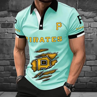 [FLASH SALE] NEW CUSTOMIZED MLB29 PHP PITTSBURGH PIRATES POLO SHIRT