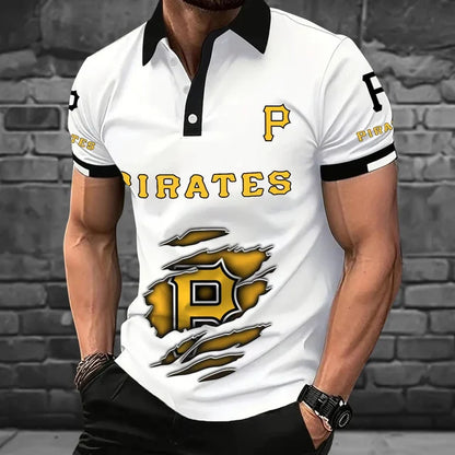 [FLASH SALE] NEW CUSTOMIZED MLB29 PHP PITTSBURGH PIRATES POLO SHIRT