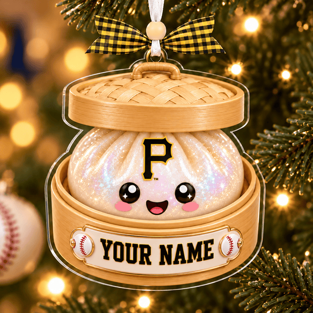 [FLASH SALE] NEW CUSTOMIZED MLB29 PHP PITTSBURGH PIRATES CHRISTMAS ACRYLIC ORNAMENT