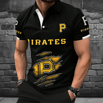 [FLASH SALE] NEW CUSTOMIZED MLB29 PHP PITTSBURGH PIRATES POLO SHIRT