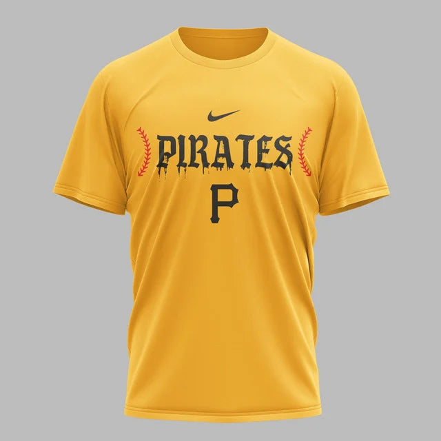 [FLASH SALE] NEW CUSTOMIZED MLB29 PHP PITTSBURGH PIRATES MUTICOLOR T-SHIRT