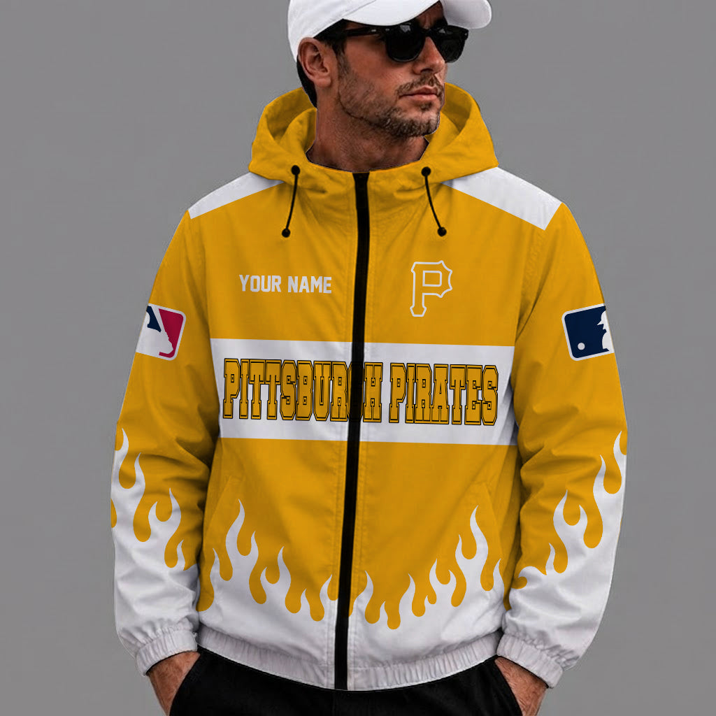 [FLASH SALE] NEW CUSTOMIZED MLB29 PHP PITTSBURGH PIRATES WINDBREAKER JACKET