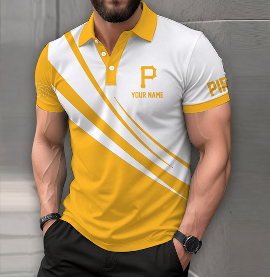 [FLASH SALE] NEW CUSTOMIZED MLB29 PHP PITTSBURGH PIRATES POLO SHIRT