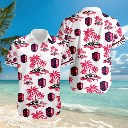 TOP SELLING - NEW CUSTOMIZED MLS29 SLC ST. LOUIS CITY SC UNISEX HAWAIIAN SHIRT