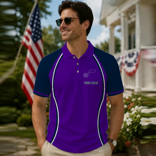 [HOT DEAL] NEW CUSTOMIZED NBA29 UJZ UTAH JAZZ POLO SHIRT