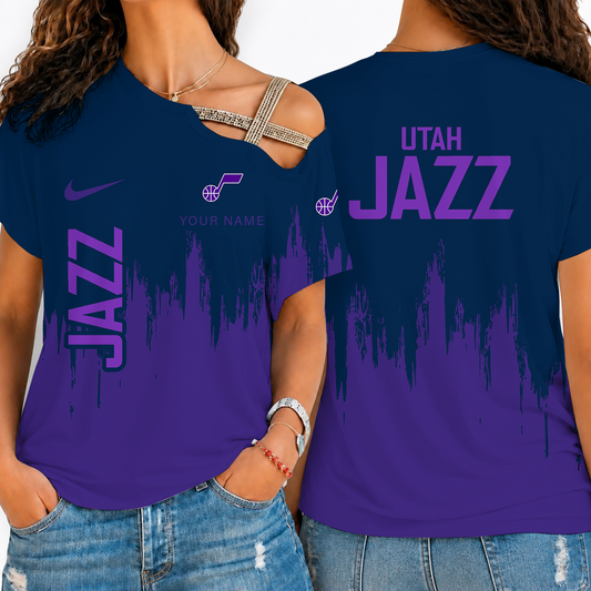 [HOT DEAL] NEW CUSTOMIZED NBA29 UJZ UTAH JAZZ SHOULDER SHIRT