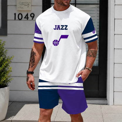 [HOT DEAL] NEW CUSTOMIZED NBA29 UJZ UTAH JAZZ UNISEX T-SHIRT & SHORTS SET