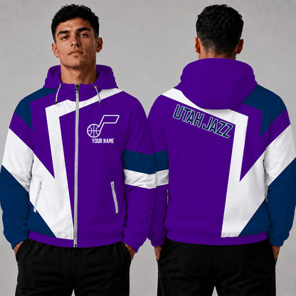 [HOT DEAL] NEW CUSTOMIZED NBA29 UJZ UTAH JAZZ WINDBREAKER JACKET