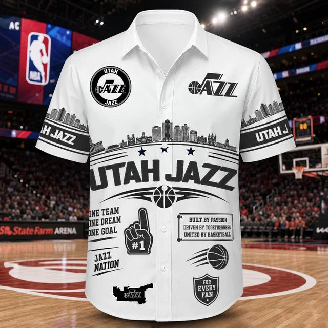 [HOT DEAL] NEW CUSTOMIZED NBA29 UJZ UTAH JAZZ UNISEX HAWAIIAN SHIRT