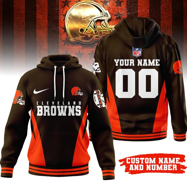 [SPECIAL OFFER] NEW CUSTOMIZED NFL29 CLB CLEVELAND BROWNS T-SHIRT, HOODIE, ZIP HOODIE