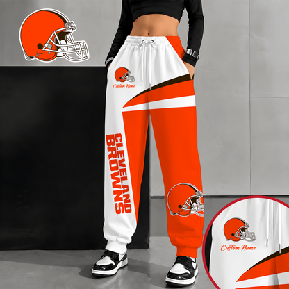 [SPECIAL OFFER] NEW CUSTOMIZED NFL29 CLB CLEVELAND BROWNS SWEATPANTS