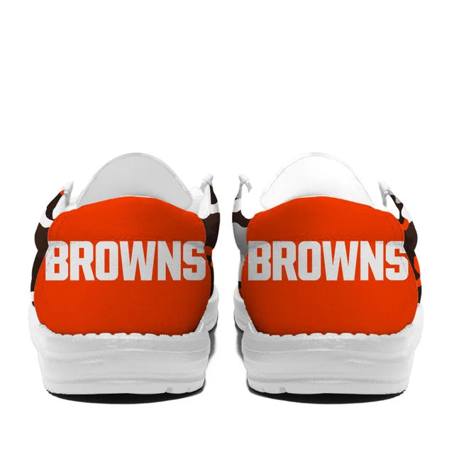 [SPECIAL OFFER] NEW CUSTOMIZED NFL29 CLB CLEVELAND BROWNS LOAFER SHOES