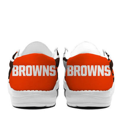 [SPECIAL OFFER] NEW CUSTOMIZED NFL29 CLB CLEVELAND BROWNS LOAFER SHOES