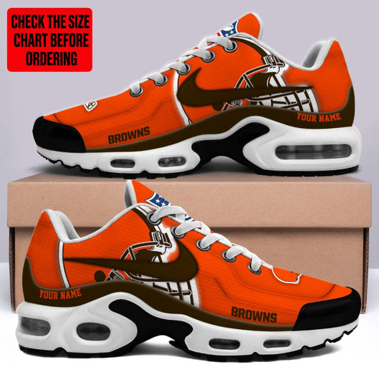 [SPECIAL OFFER] NEW CUSTOMIZED NFL29 CLB CLEVELAND BROWNS AIR MAX PLUS SNEAKERS