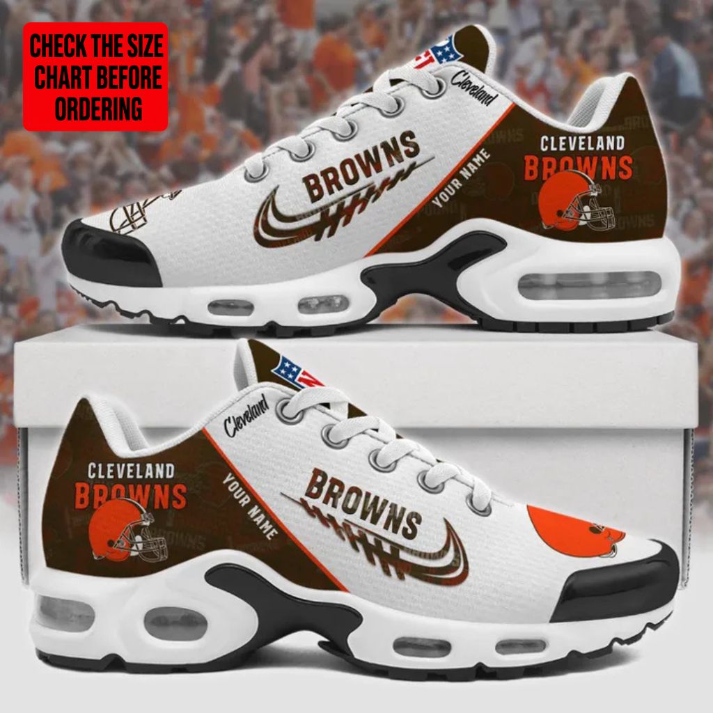 [SPECIAL OFFER] NEW CUSTOMIZED NFL29 CLB CLEVELAND BROWNS AIR MAX PLUS SNEAKERS