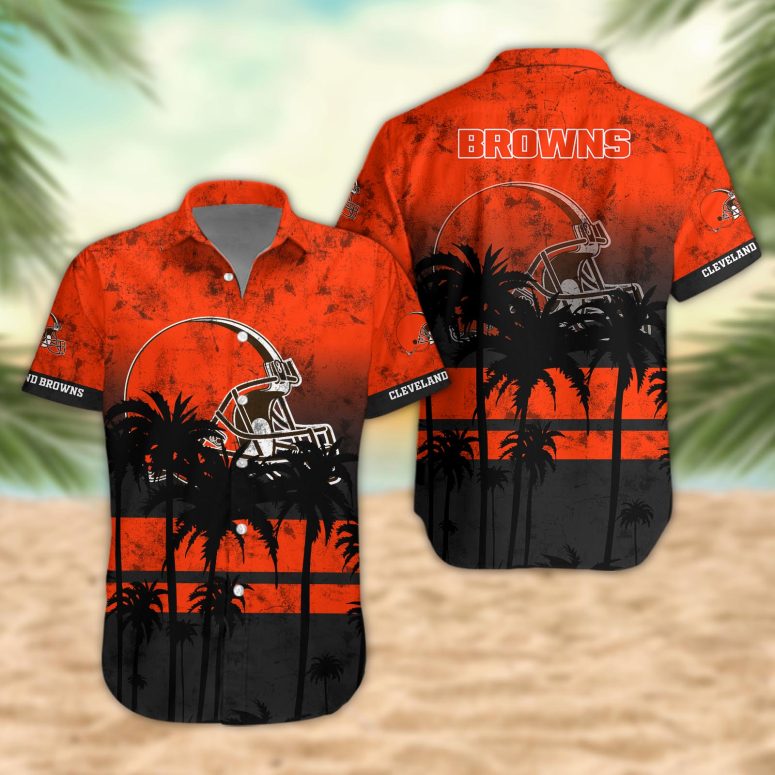 [SPECIAL OFFER] NEW CUSTOMIZED NFL29 CLB CLEVELAND BROWNS UNISEX HAWAIIAN SHIRT