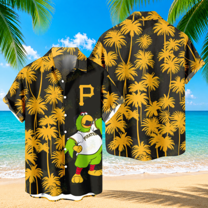 [FLASH SALE] NEW CUSTOMIZED MLB29 PHP PITTSBURGH PIRATES UNISEX HAWAIIAN SHIRT