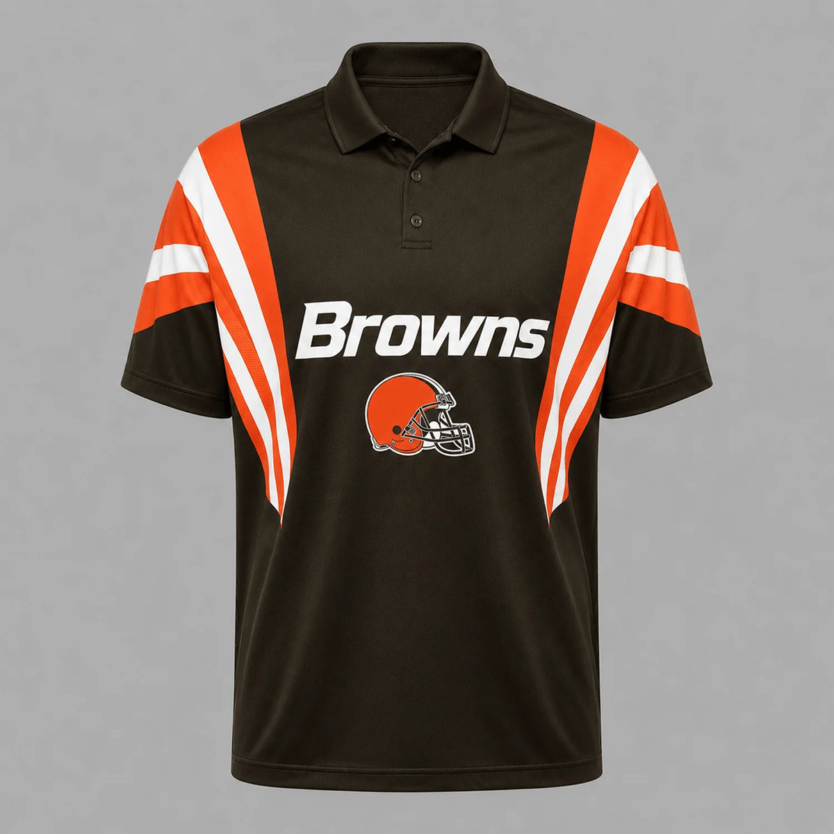 [SPECIAL OFFER] NEW CUSTOMIZED NFL29 CLB CLEVELAND BROWNS POLO SHIRT