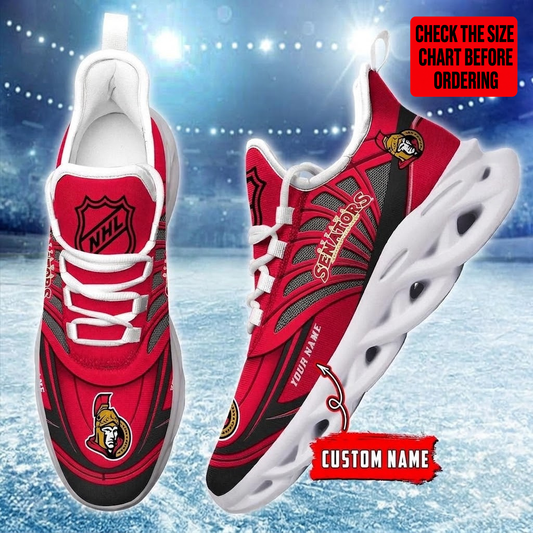 [SUPER SALE] NEW CUSTOMIZED NHL29 OSN OTTAWA SENATORS CLUNKY SNEAKERS
