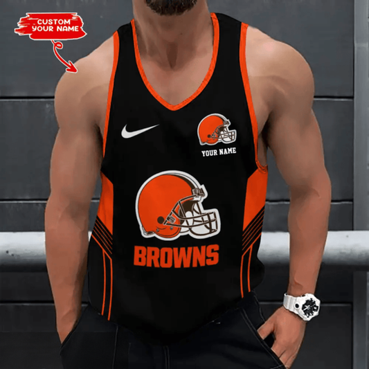 LIMITED EDITION - NEW CUSTOMIZED NFL29 CLB CLEVELAND BROWNS UNISEX TANK TOP